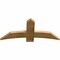 Ekena Millwork Bellingham Rough Sawn Timber Gable Bracket, Western Red Cedar, 48"W x 22"H x 2"D x 6"F, 11/12 Pitch GBW048X22X0206BEL00RWR - alternate 2